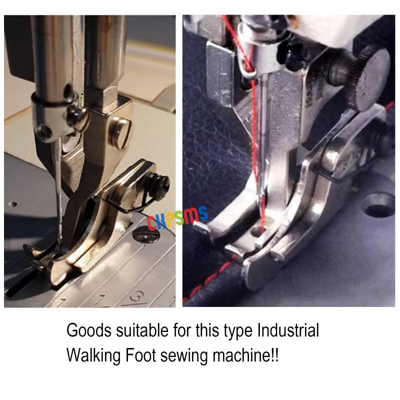 CKPSMS Brand - 1SET #KP-19034 TOP Stitching Walking Foot with Right Guide Compatible with/Replacement for Consew Brand 205RB / Brother Brand B797 /JUKI Brand DU-141, DU-1181, DU-1181N (1/8"(3MM)) - Image 4